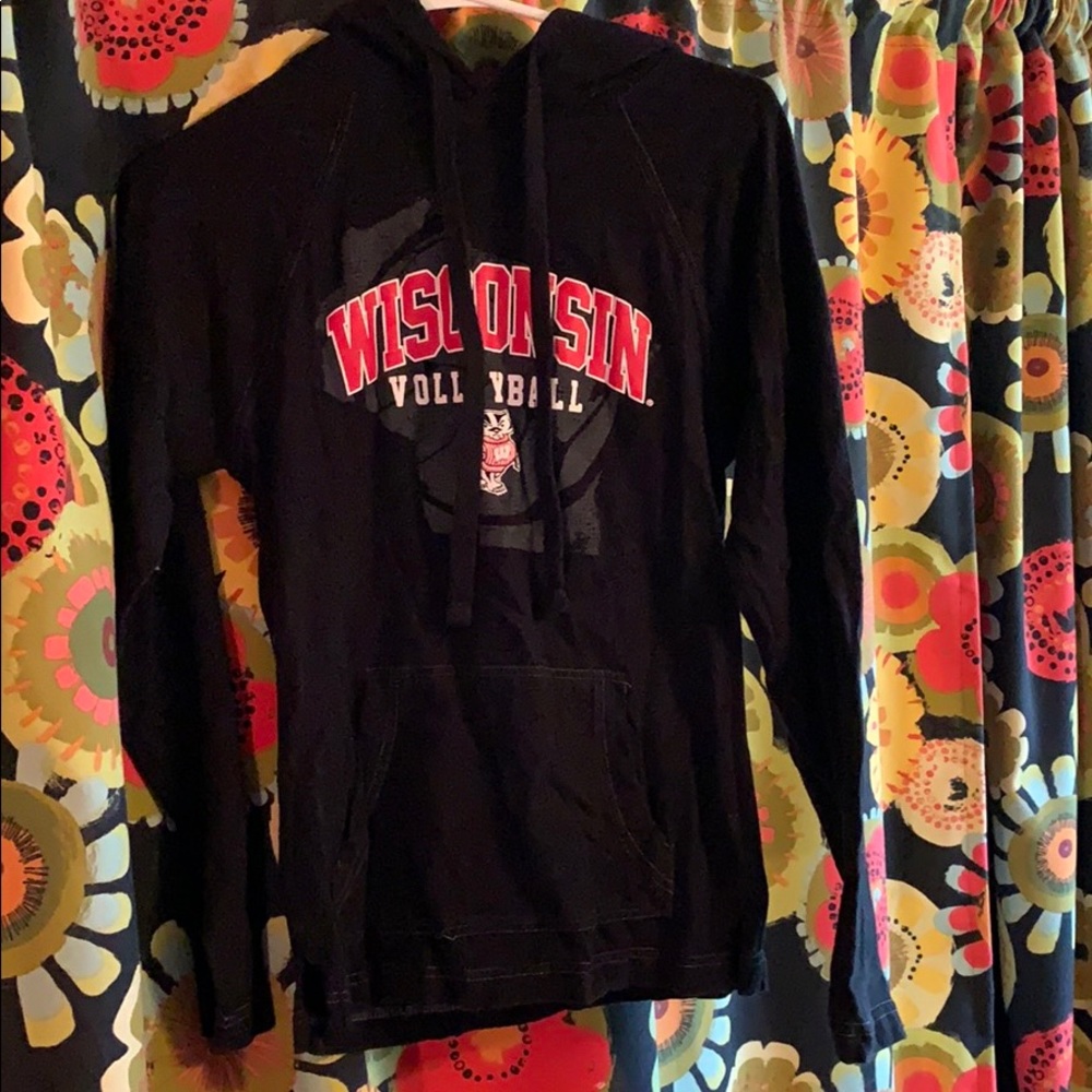 Wisconsin Badgers Volleyball Hooded Tee